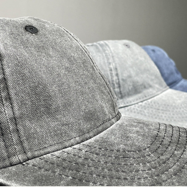 復古水洗做舊棒球帽