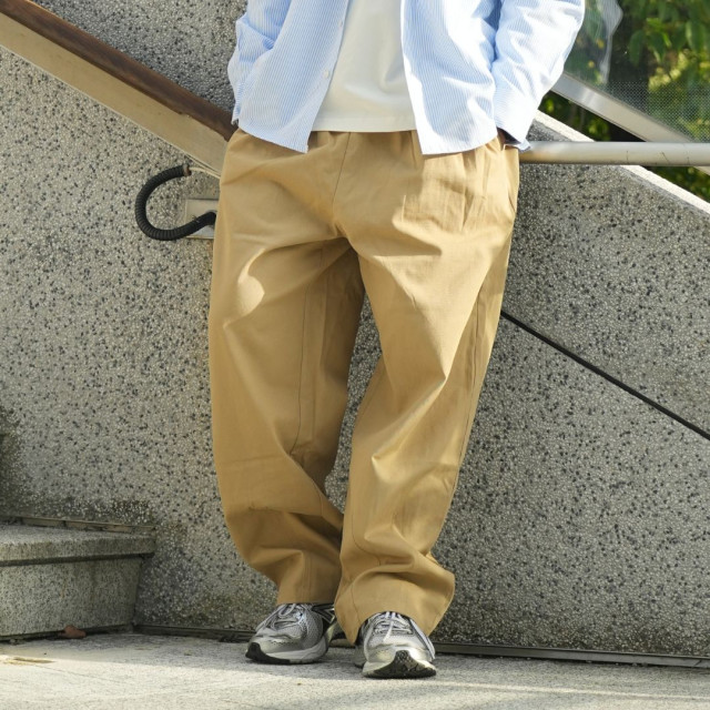 垂感山系工裝直筒休閒褲