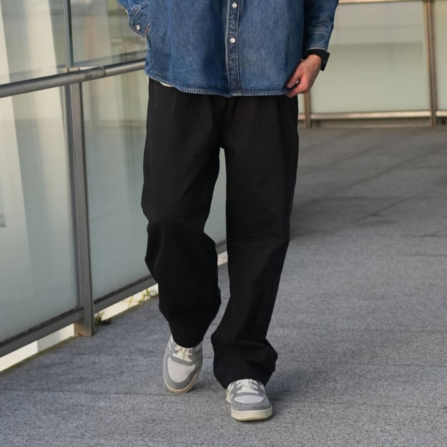 垂感山系工裝直筒休閒褲