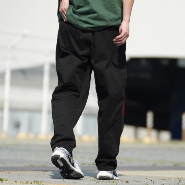 微錐廓型隱藏拉鏈反摺長褲