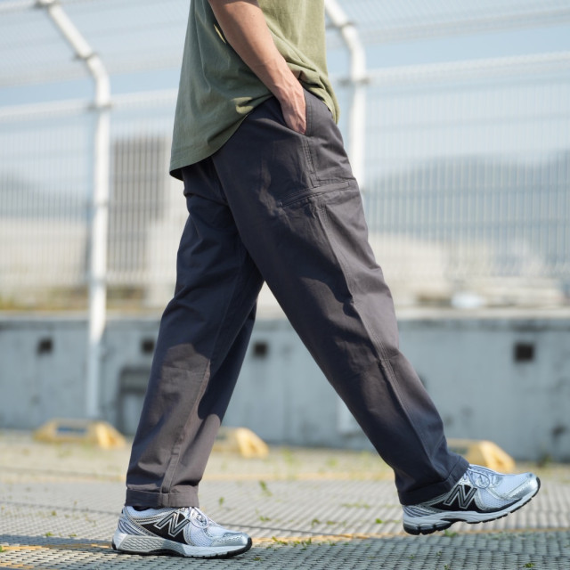 微錐廓型隱藏拉鏈反摺長褲