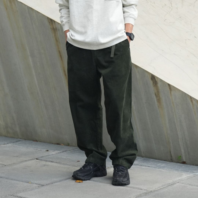 微錐CHINO復古水洗燈芯绒休閒褲