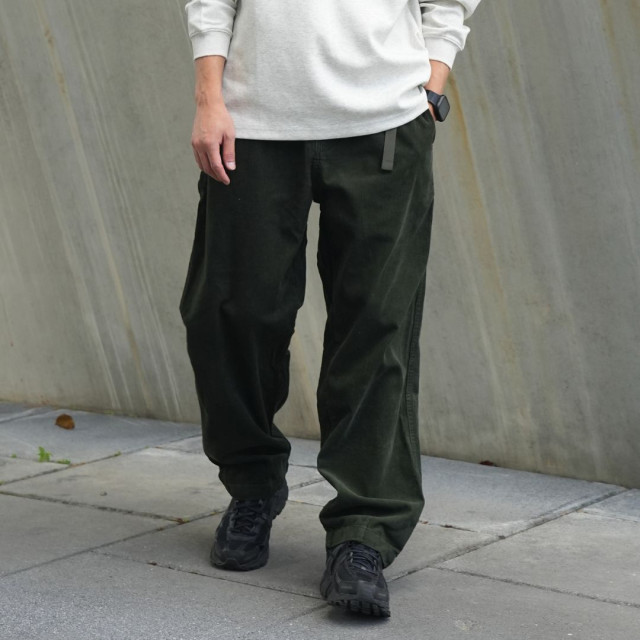 微錐CHINO復古水洗燈芯绒休閒褲