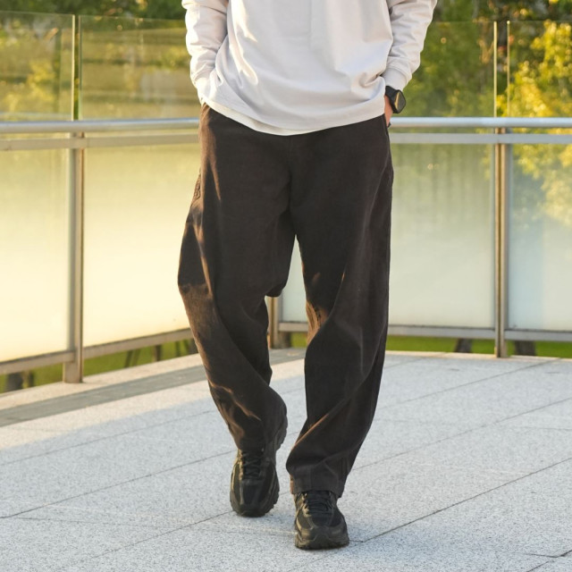 微錐CHINO復古水洗燈芯绒休閒褲