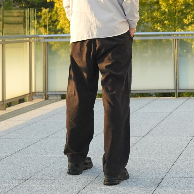 微錐CHINO復古水洗燈芯绒休閒褲