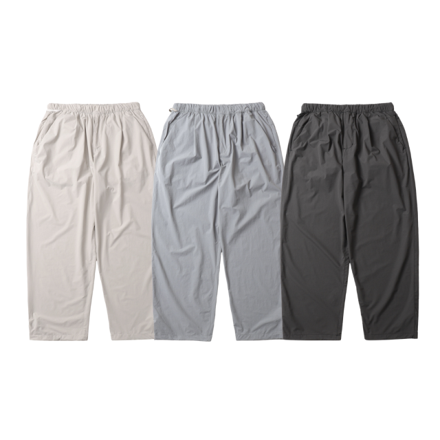 輕薄涼感闊腿速乾空調休閒褲