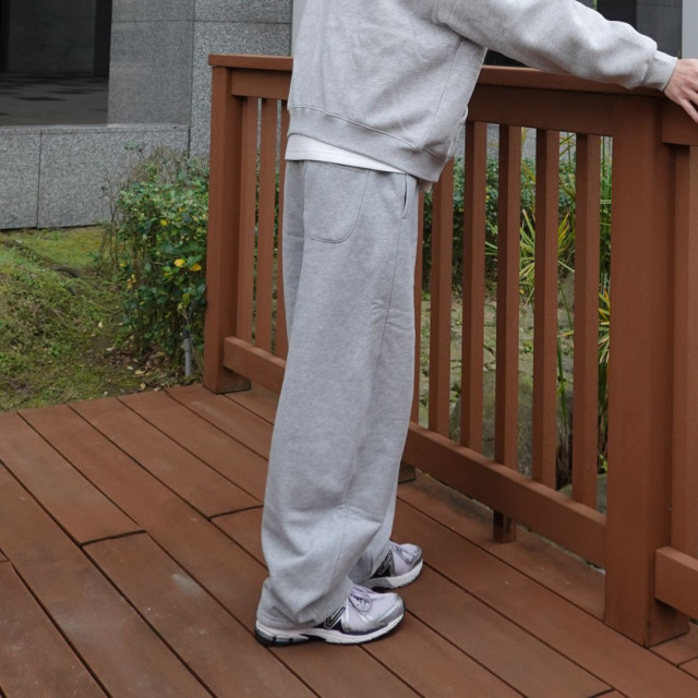 **430克重磅刷毛保暖微彎刀棉褲