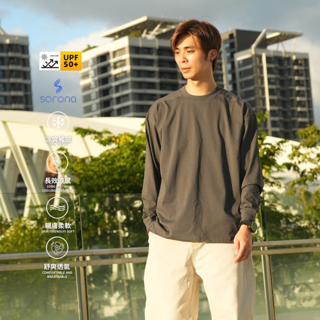 SORONA涼感抑菌速乾抗UV長T