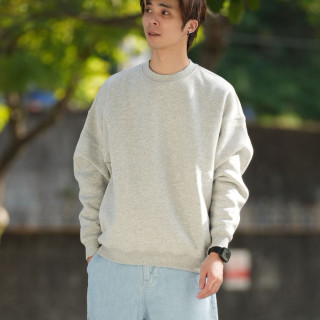 350克重磅刷毛保暖大學T