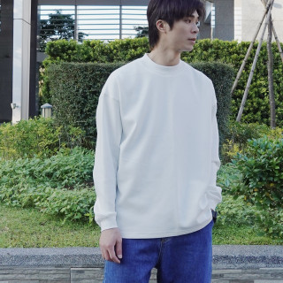 *320克重磅萊賽爾棉保暖親膚半高領長T