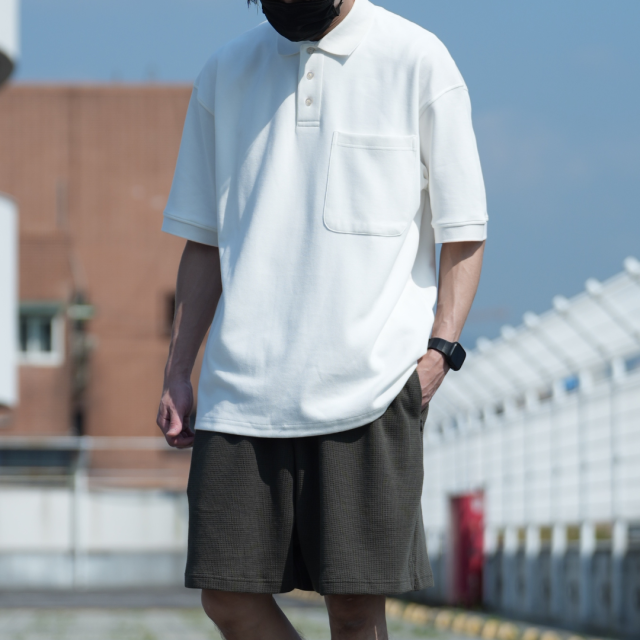 涼感空氣層珠地短袖POLO衫