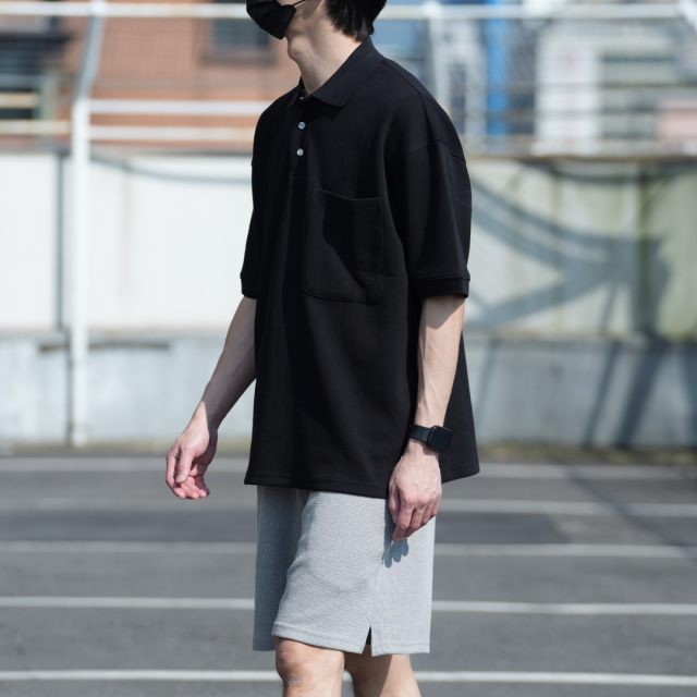 涼感空氣層珠地短袖POLO衫