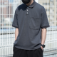 涼感空氣層珠地短袖POLO衫
