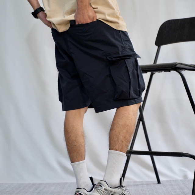 COOLMAX吸濕排汗涼感多口袋五分短褲