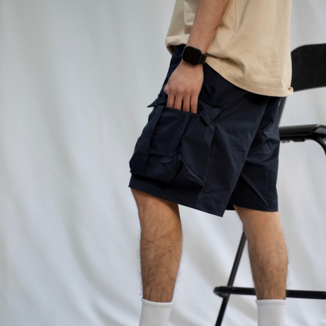 COOLMAX吸濕排汗涼感多口袋五分短褲