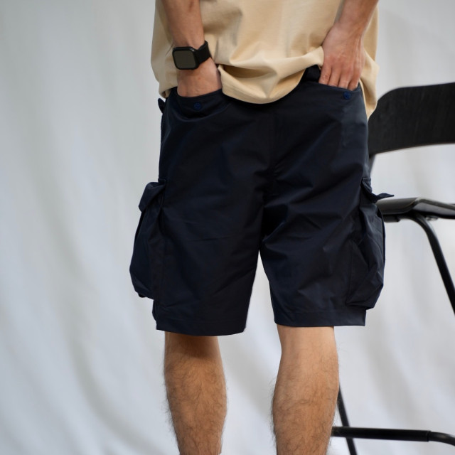 COOLMAX吸濕排汗涼感多口袋五分短褲