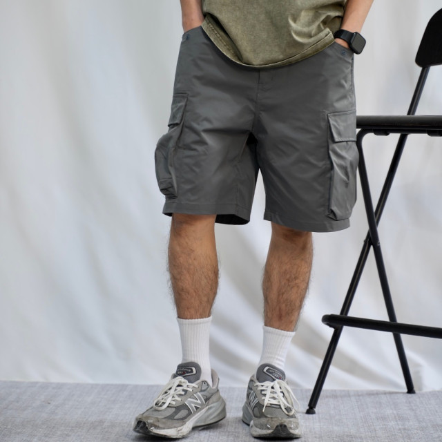 COOLMAX吸濕排汗涼感多口袋五分短褲