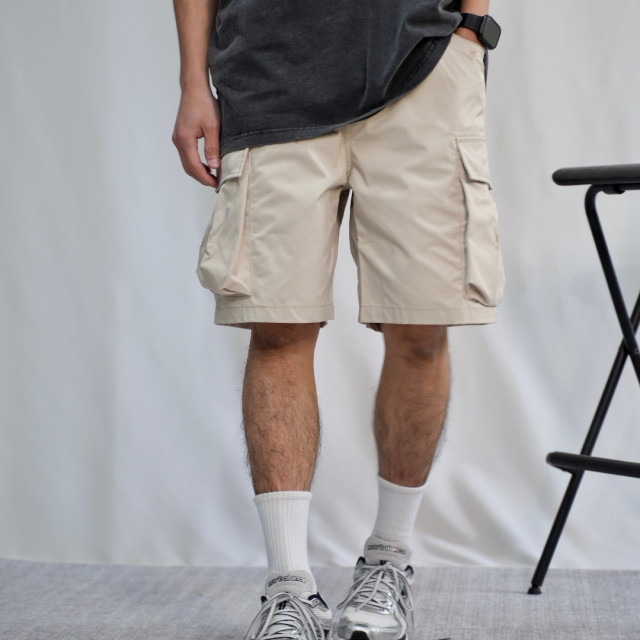 COOLMAX吸濕排汗涼感多口袋五分短褲