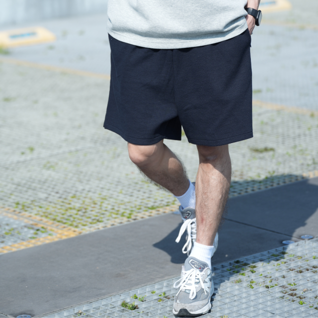 360克定織華夫格寬鬆棉褲