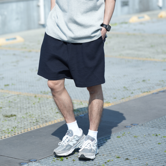 360克定織華夫格寬鬆棉褲