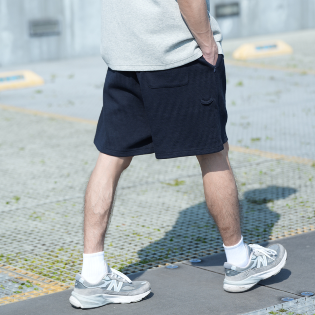 360克定織華夫格寬鬆棉褲