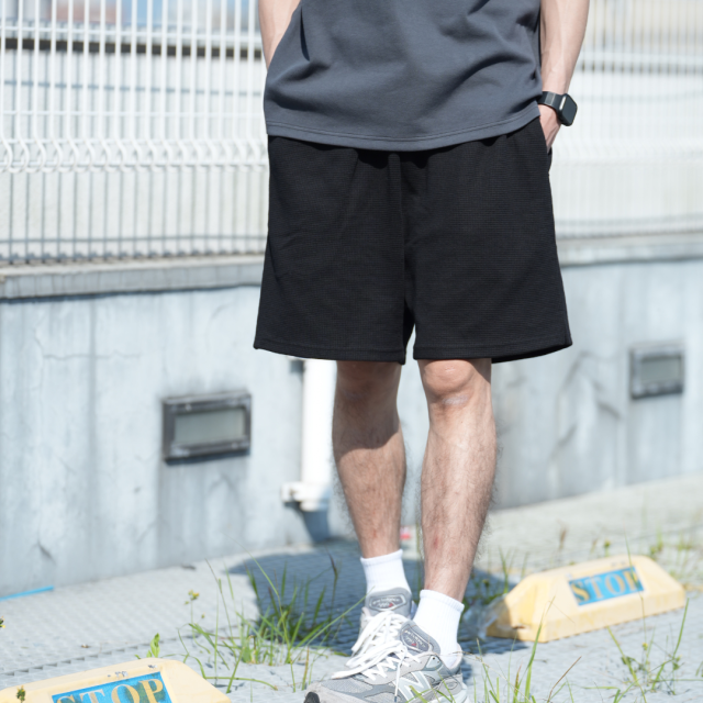 360克定織華夫格寬鬆棉褲