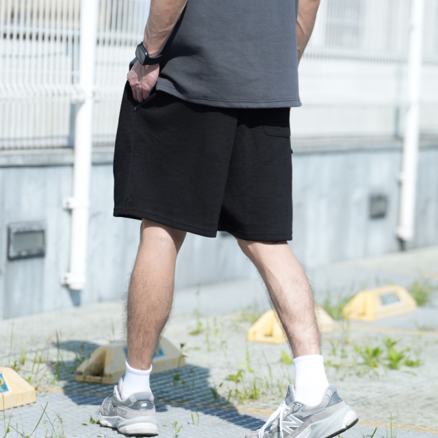 360克定織華夫格寬鬆棉褲