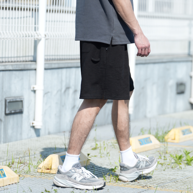 360克定織華夫格寬鬆棉褲