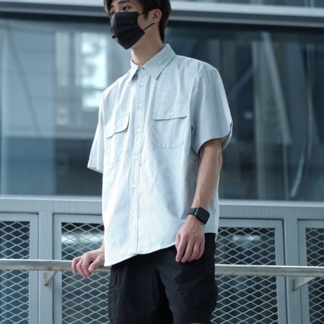 SORONA泡泡紗涼感速乾短袖襯衫