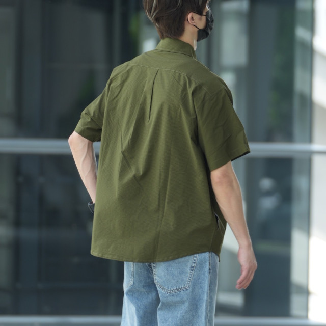 SORONA泡泡紗涼感速乾短袖襯衫