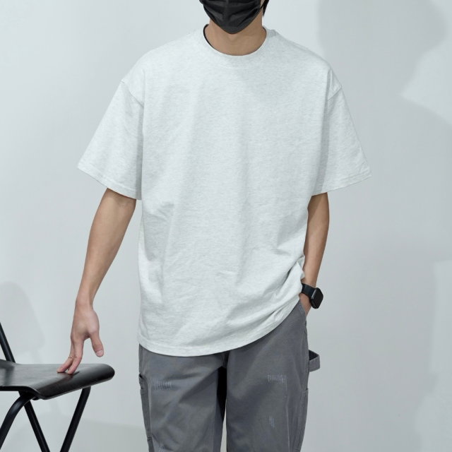 275克重磅親膚純棉短T