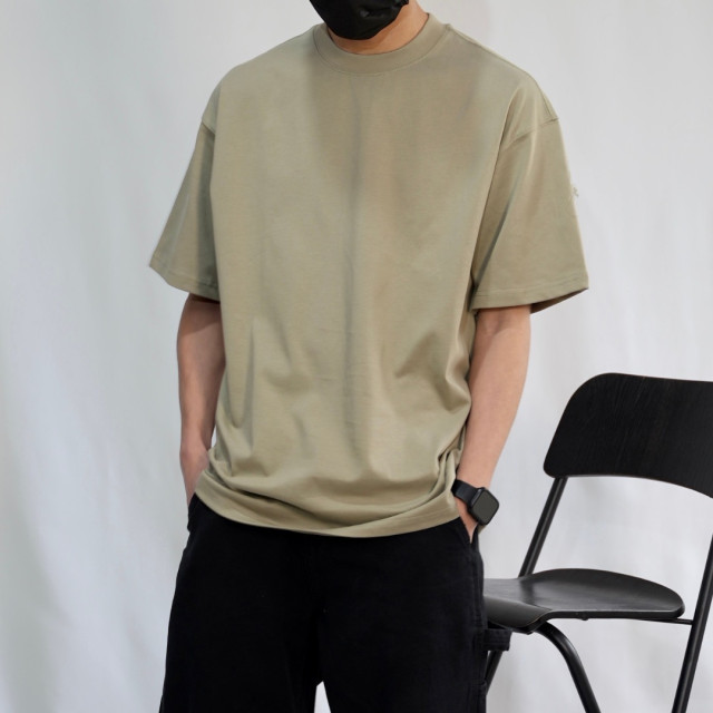 275克重磅親膚純棉短T