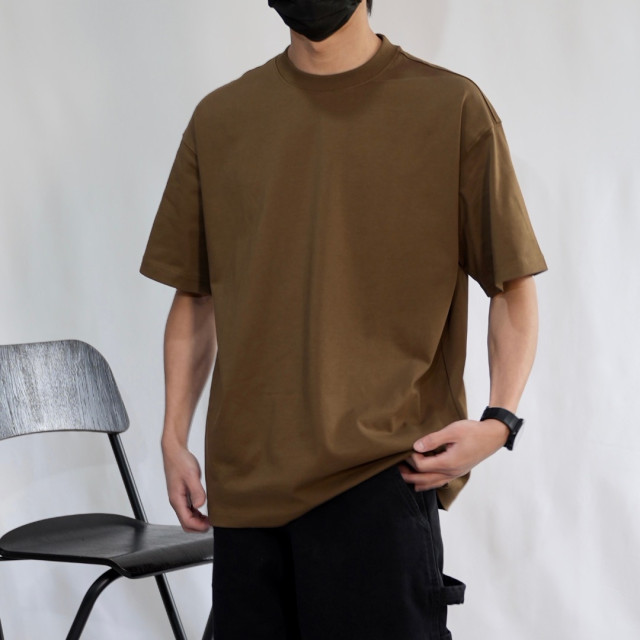 275克重磅親膚純棉短T