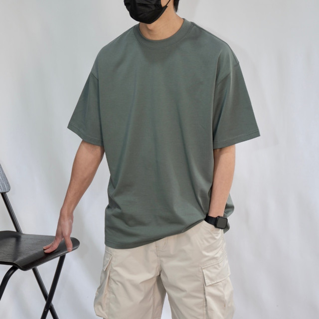 275克重磅親膚純棉短T