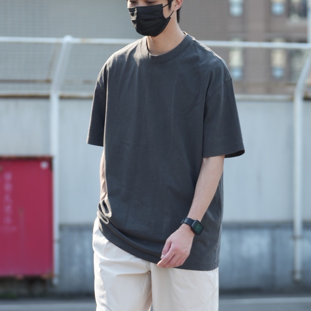 270克重磅臘染水洗短T