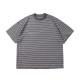 310克重磅雙紗條紋短T