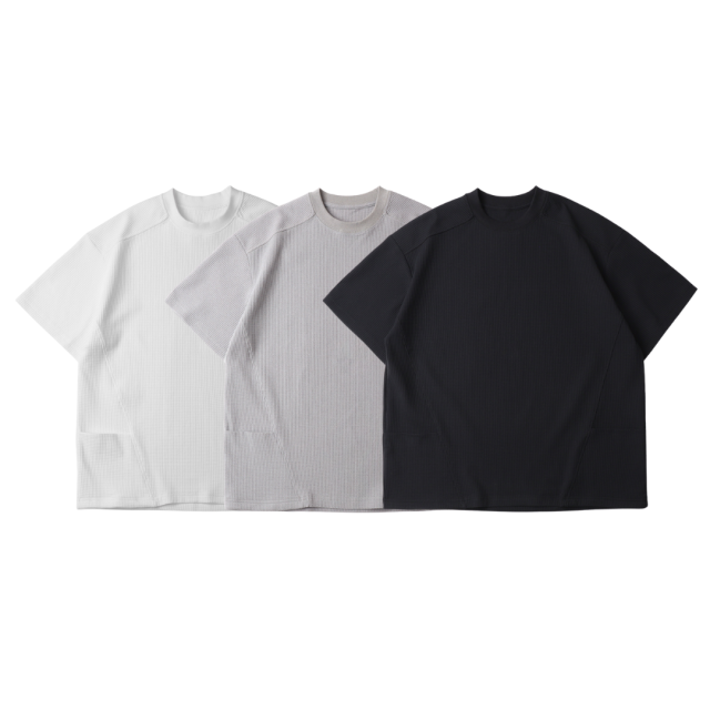 SOLOTEX華夫格親膚透氣口袋短T