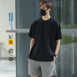 COOLMAX科技涼感吸濕排汗抗UV短T